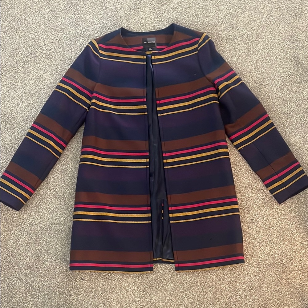 Striped Multicolor Coat/Blazer